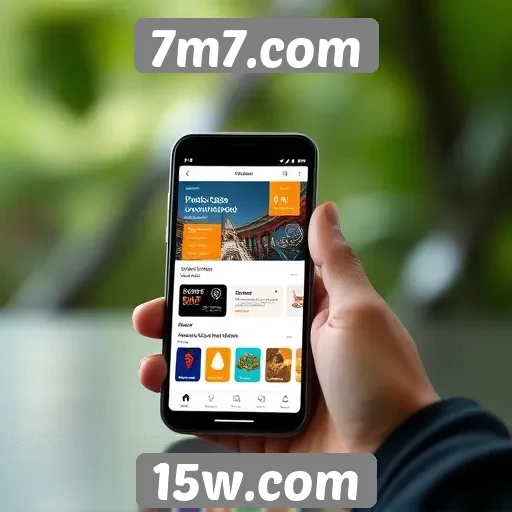 Experiência do usuário em dispositivos móveis no 7m7.com